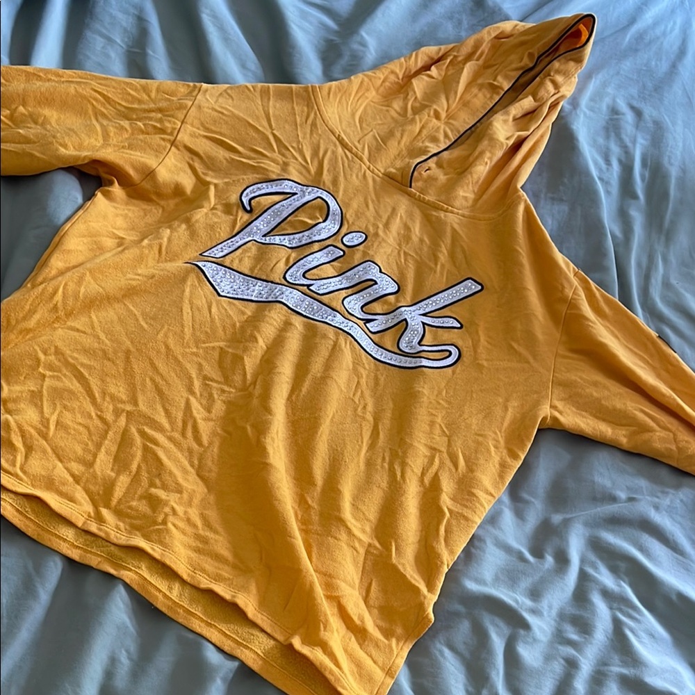 Yellow Hoodie by VS Pink